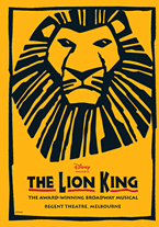 The Official Logo of The Lion King Theatre Production. 