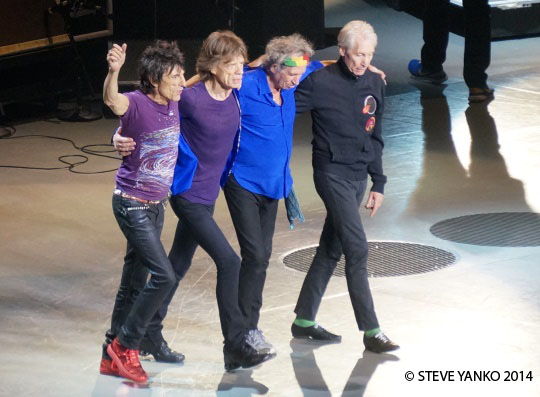 The Rolling Stones taking a bow.