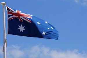 Australian Flag. Photo by Steve Yanko.